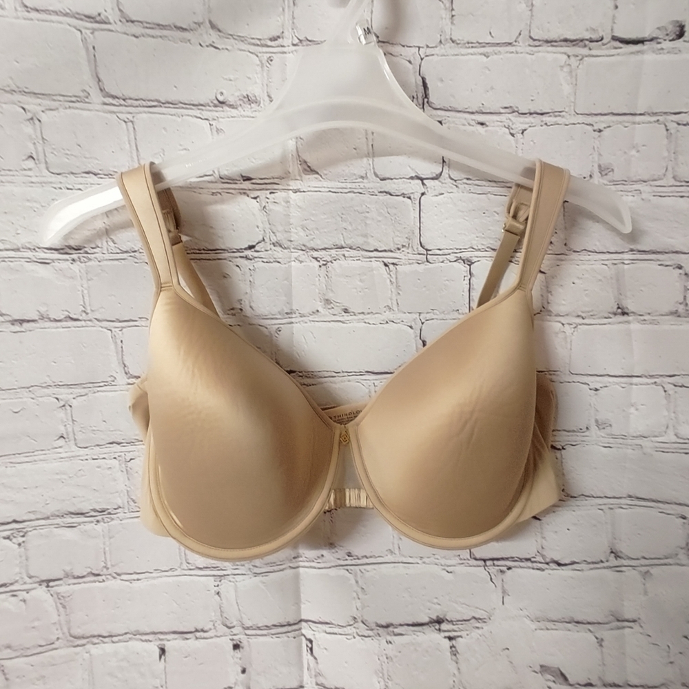 Third Love Full Coverage Underwire Memory Foam Nude Bra 38E